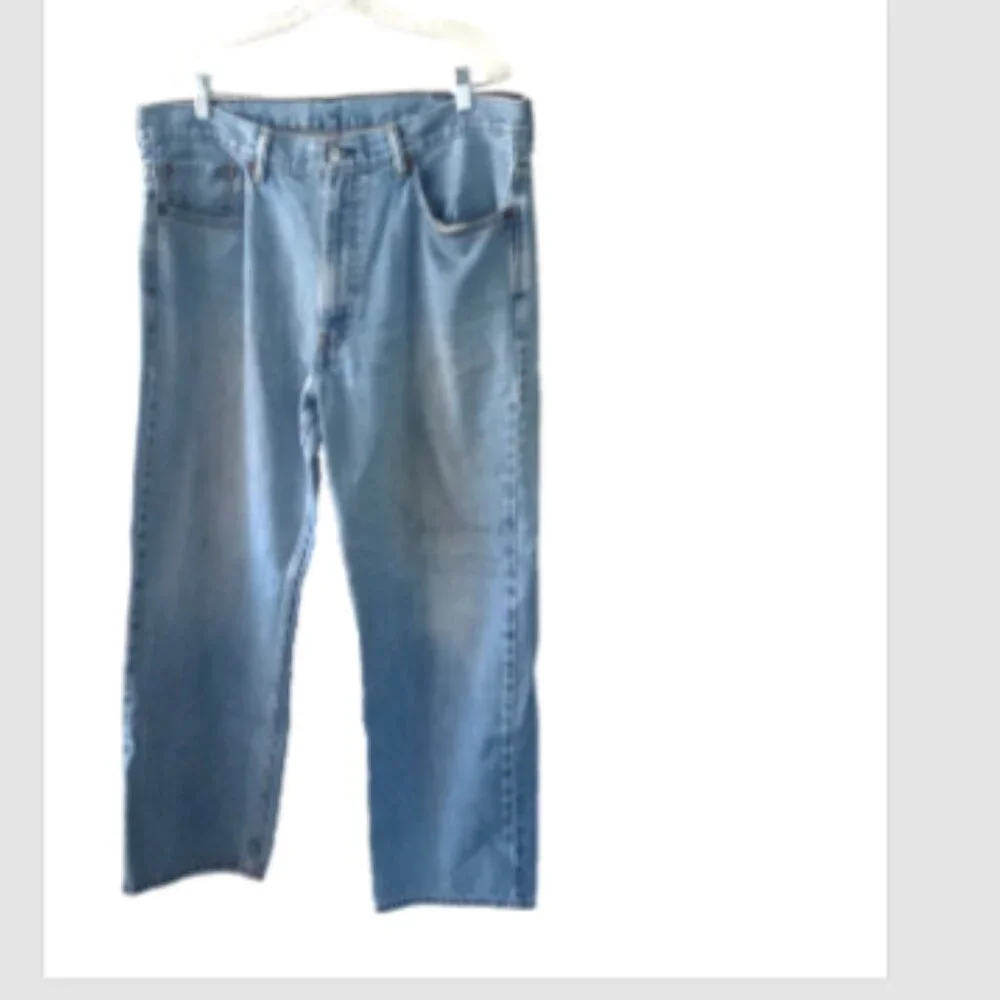 Levi’s 550 Jeans Men 38x30 Relaxed Fit Straight Leg Medium Wash Denim
